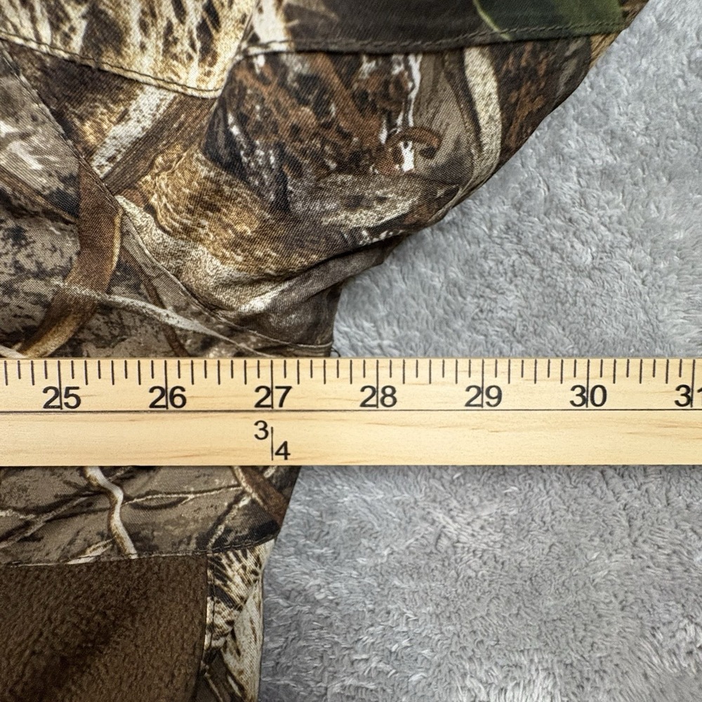 Drake Men's XL Hunting Realtree Camo 1/4 Zip Fleece Pullover Jacket SEE DESCRIPT - Picture 13 of 16